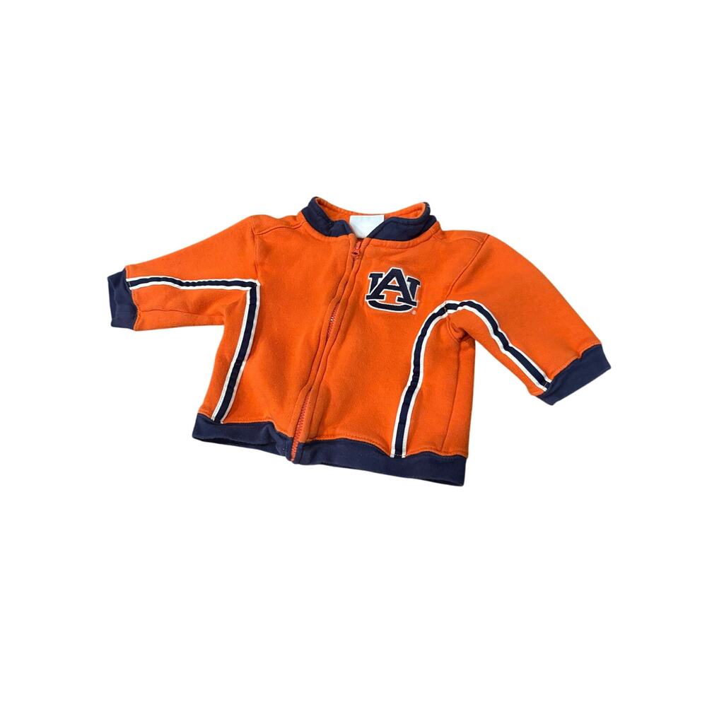 Auburn Tigers Baby Jacket 12M NCAA Outerstuff Zip-Up Orange Navy AU Logo